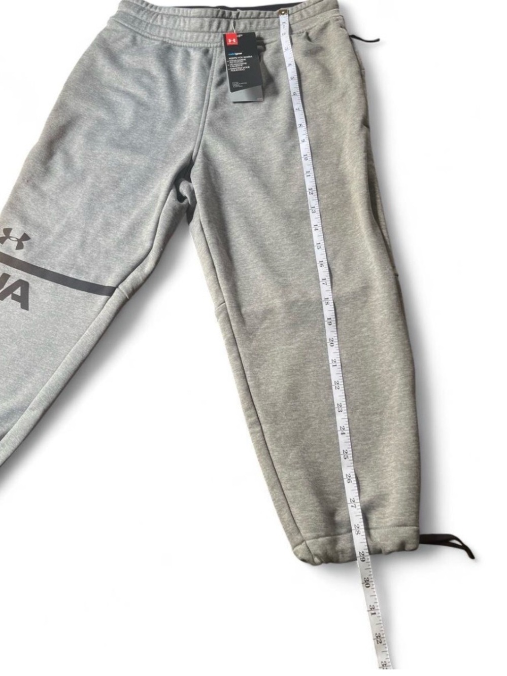 Under Armour NWT Gray Cropped Jogger Sweatpants Men’s M - Picture 3 of 6